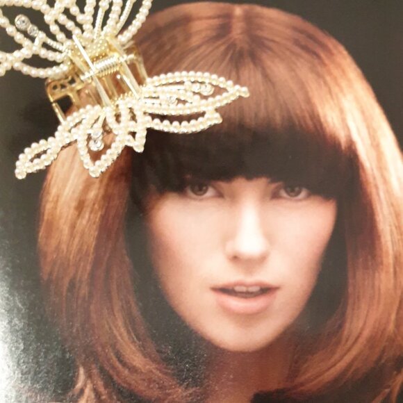 Fashion Butterfly Claw Long Hair Tie Girl Women Casual Formal Accessory Gift - Picture 1 of 2